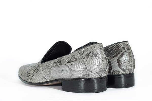 Gray Luxury Snakeskin shoes| Ferrieri